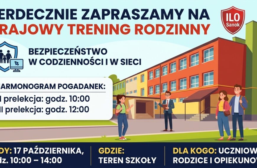 Krajowy Trening Rodzinny w Naszej Szkole – Bezpieczeństwo Przede Wszystkim!
